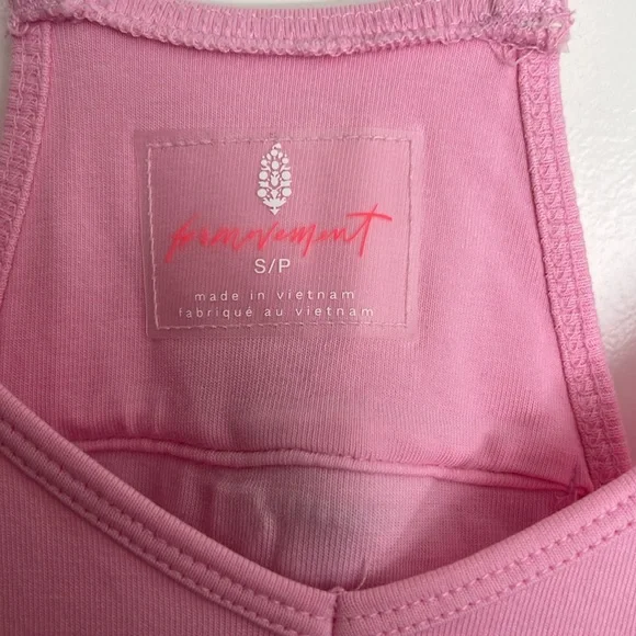 FREE PEOPLE Movement Hot Shot Onesie Prism Pink - Picture 2 of 5